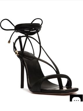 Vikki Leather Sandal Heels Schutz 9